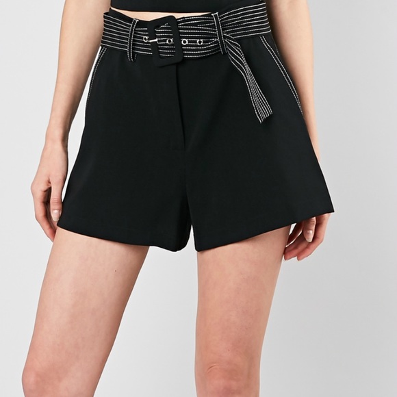 DO+BE Pants - DO & BE High Waisted Black Shorts